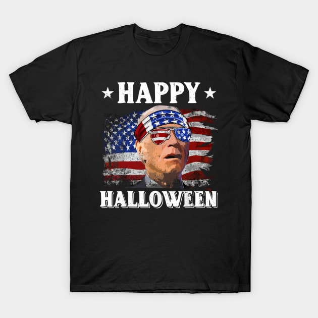 4th Of July Shirts Funny Joe Biden Happy Halloween Confused 4th of July 2023 T-Shirt by StarMa